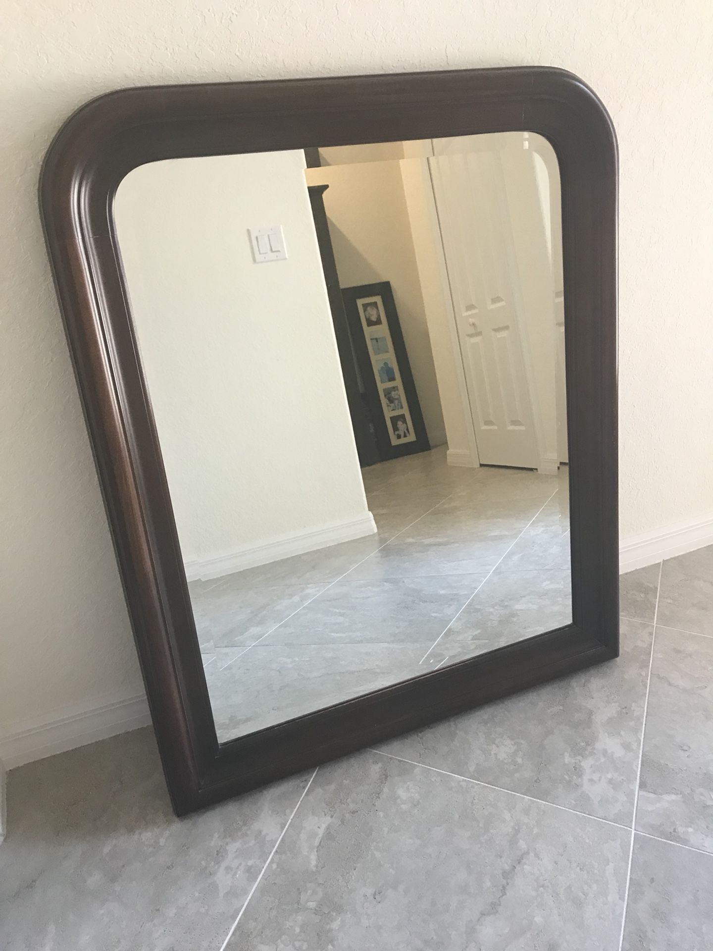 Cherrywood Mirror. 41.5” H x 33.5” W