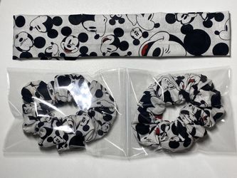 Micky Headband And Scrunchie Set 