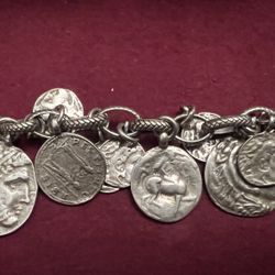 Silpada Sterling Silver Coin Bracelet