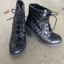 Black Combat Boots