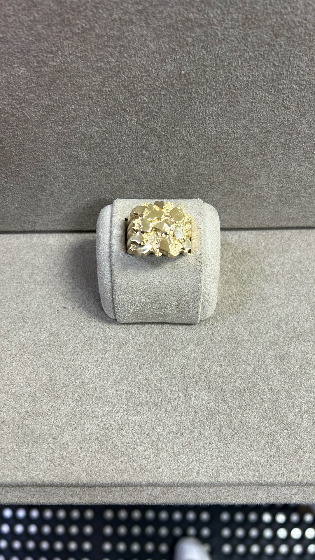 Nugget Gold Ring 