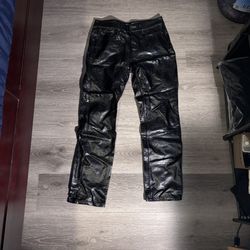 Boohoo Man Leather Pants Size 30