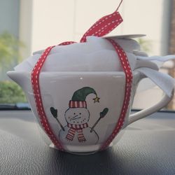 Rae Dunn Snowman Measuring Cups