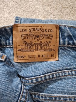 Levi Strauss 505 Regular Fit Jeans W 42 L 30