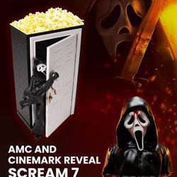 AMC EXCLUSIVE  - SCREAM 7 LET ME IN POPCORN BUCKET