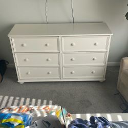 White Wood Dresser
