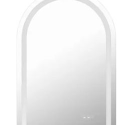 Glacier Bay 24" W x 36" H Arched Frameless Anti-Fog LED Light Wall Vanity Mirror