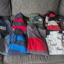 Boys Size 6 Long Sleeve Tops And Sweatshirts - 12 For $20 Total