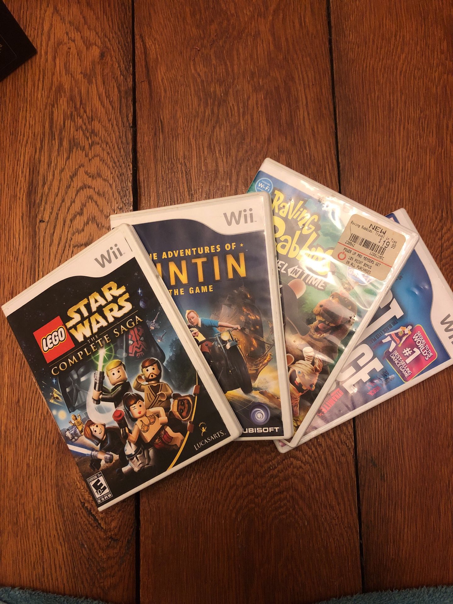 A bunch of Wii Games