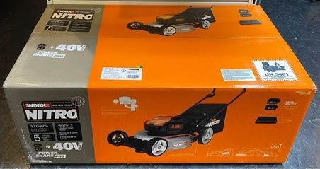 Worx Power Share Nitro 40V Cordless 20" Push Lawn Mower for Sale in ...