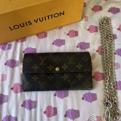 Louis Vuitton Monogram Wallet On Chain ✨
