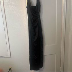 Silk black dress