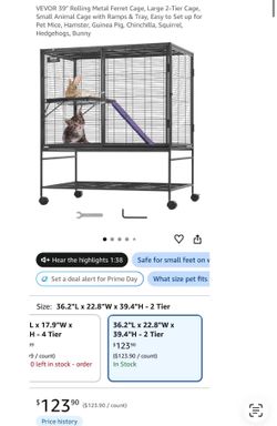 Rolling Metal Pet Cage