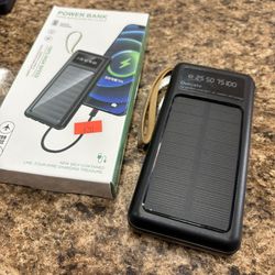 High Speed Power Bank (Built-In Chargers)