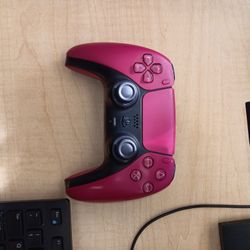 Red playstation 5 controller