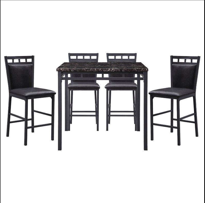 5-Piece Pack Counter Height Set, Faux 💥 Best quality furniture