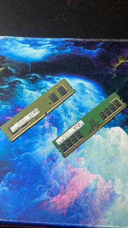 2x8 DDr4 ram sticks