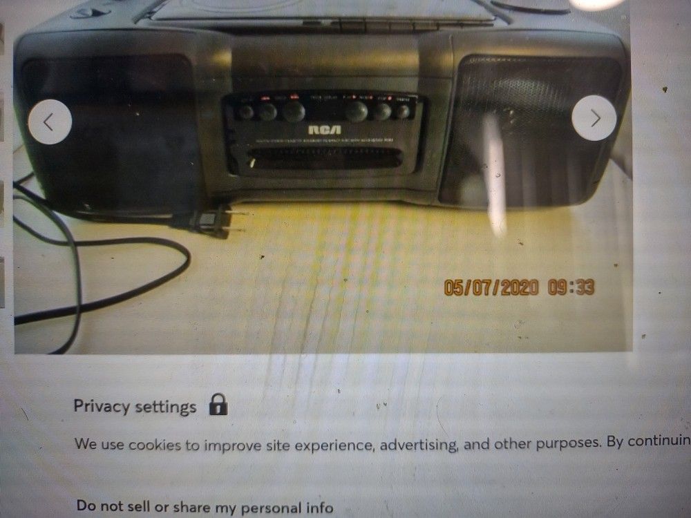 RCA Cassette Recorder
