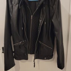 Faux Leather Jacket 
