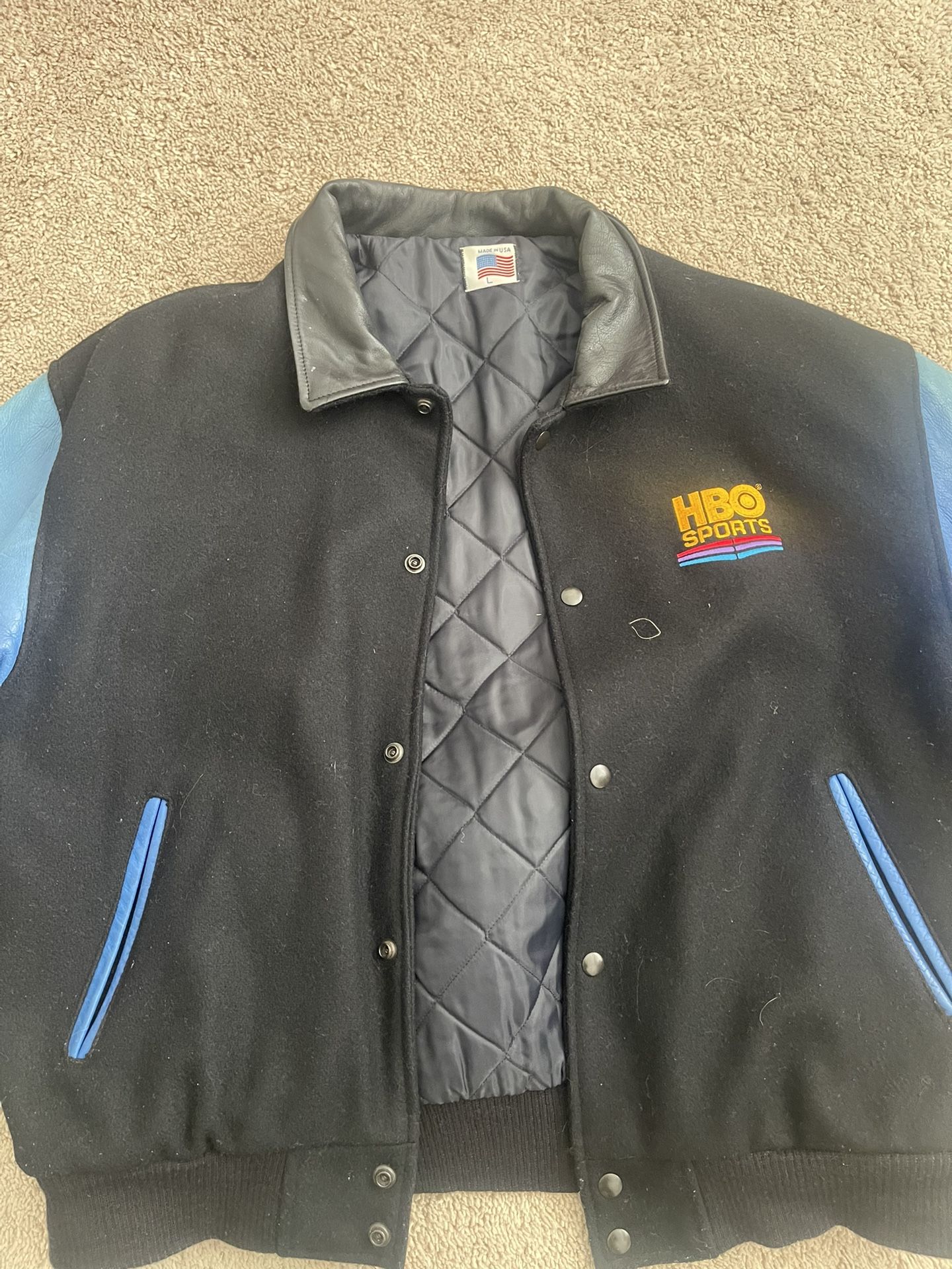 Vintage Leather HBO Boxing Jacket