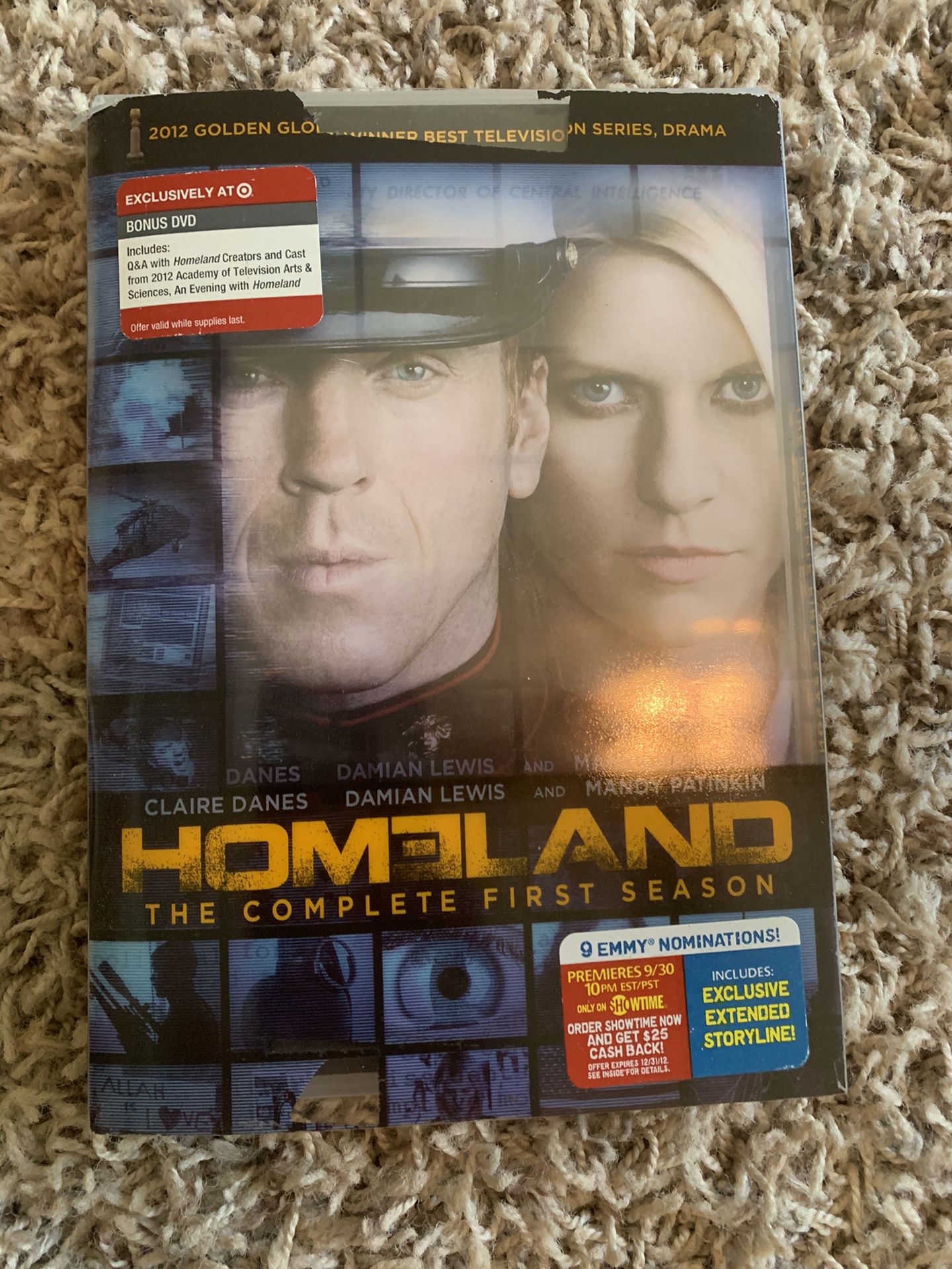 Homeland season one on DVD