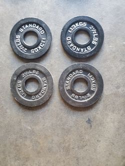 2.5lb and 10lb plates