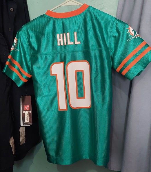 NWT TYREEK Hill Dolphins Jersey Boys 6/7