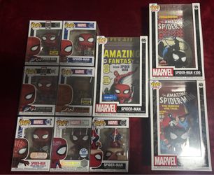 Spiderman Funko pops