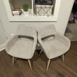 2 Set Modern Chairs 