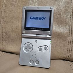 Sliver Nintendo gba gameboy game boy advance sp