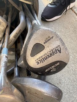 Golf clubs set and bag