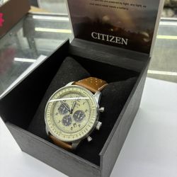 Citizen Eco Drive Weekender Chronograph Stainless Steel Quartz Men's Watch, 44mm