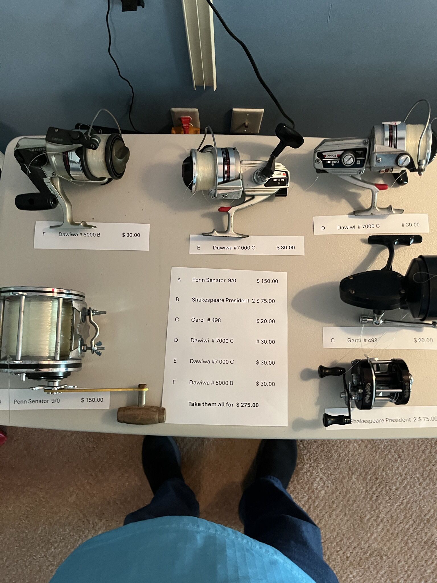 6 Fishing Reels All In Excellent Condition 