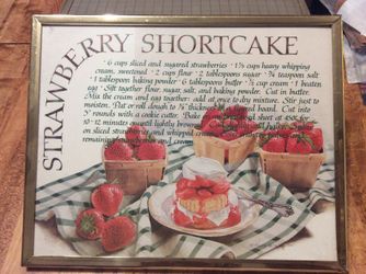 Positive wall hanging with recipe