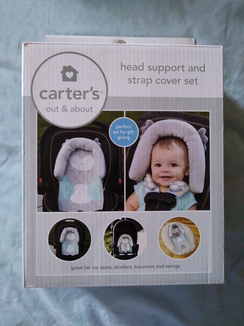 Carter's Head Support and Strap Cover Set