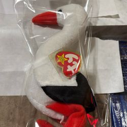 TY Baby Stilts The Stork 1998/1999 With Tag Errors. Excellent Condition