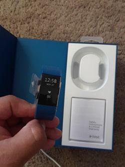 Brand New Condition Fitbit Charge 2 Color - Blue