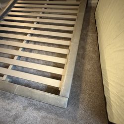 RH Queen size platform bed frame