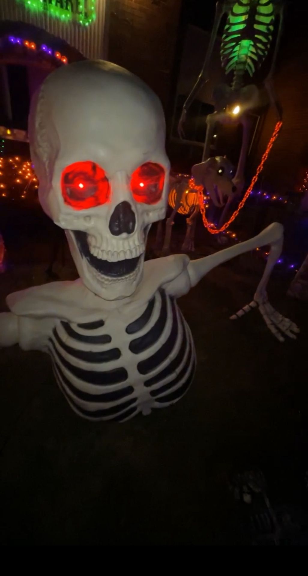 Giant Ground Breaking Skeleton