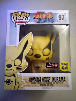 Naruto Kurama Mode Kurama #97 Funko Pop Gamestop Exclusive Figure Glows SELL/TRADE