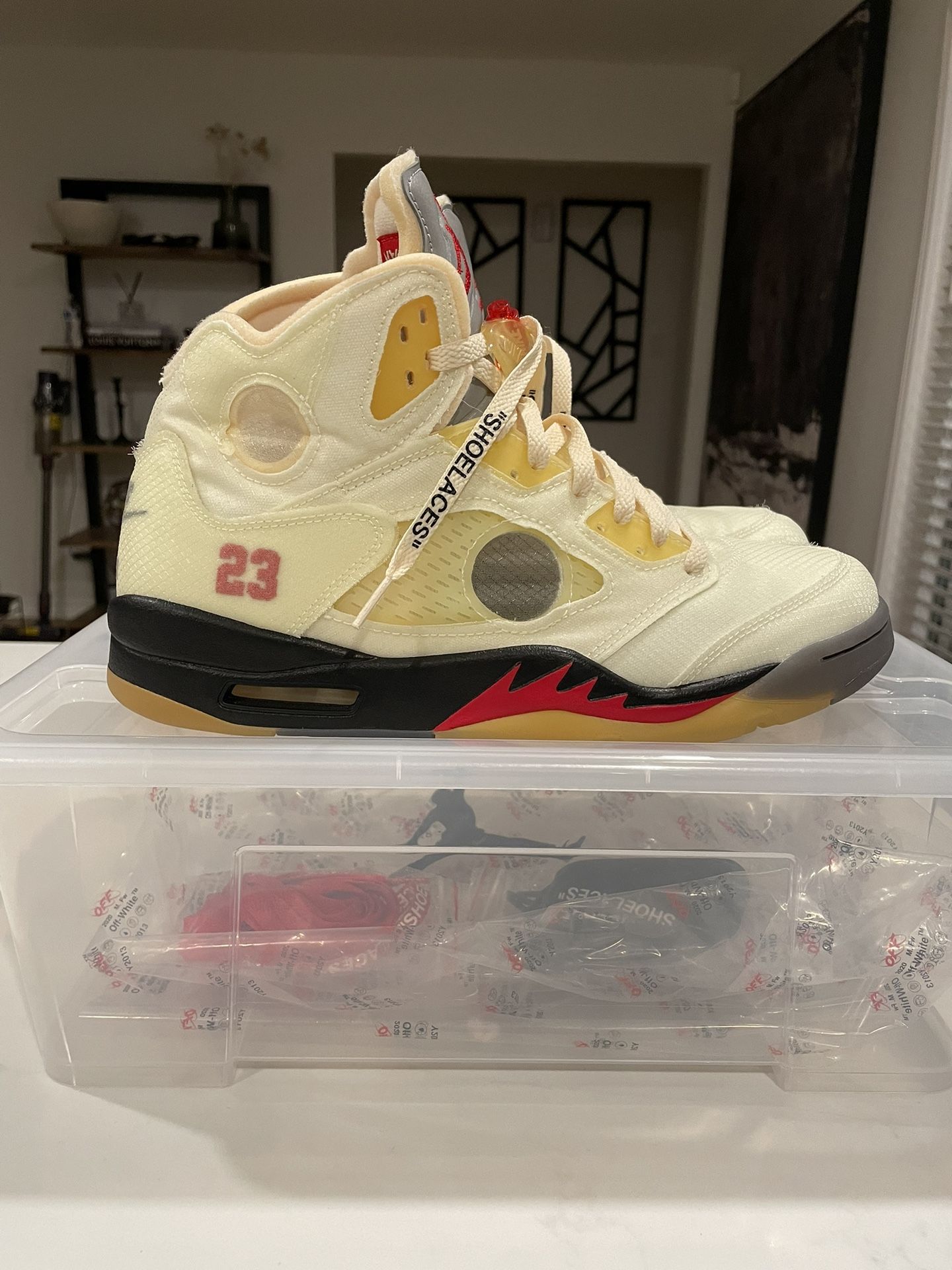 Jordan 5 Off White Sails 