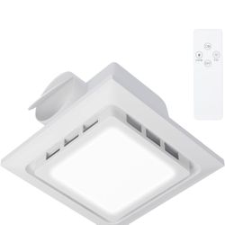 Bathroom Fan With Light