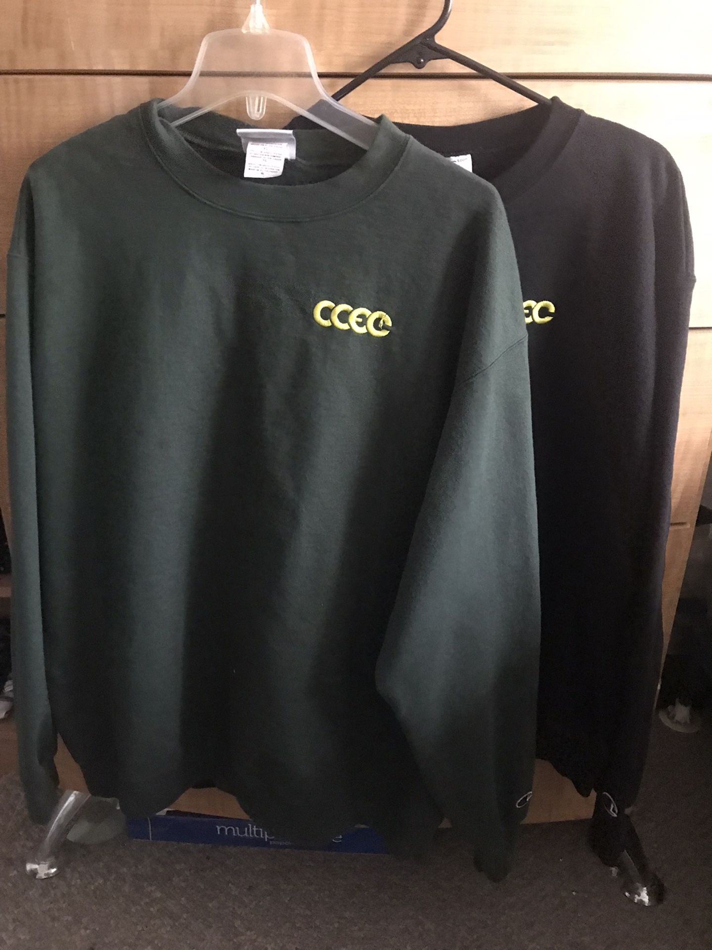 Unisex Sweatshirts Size XL Green / Black