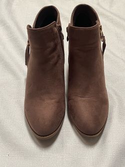 Brown booties