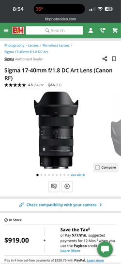 Sigma 17-40mm