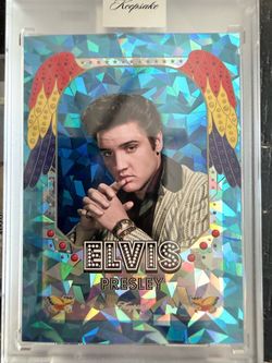 👑 ELVIS PRESLEY 2026 KEEPSAKE BLUE CRACKED ICE /100 – #014/100 👑