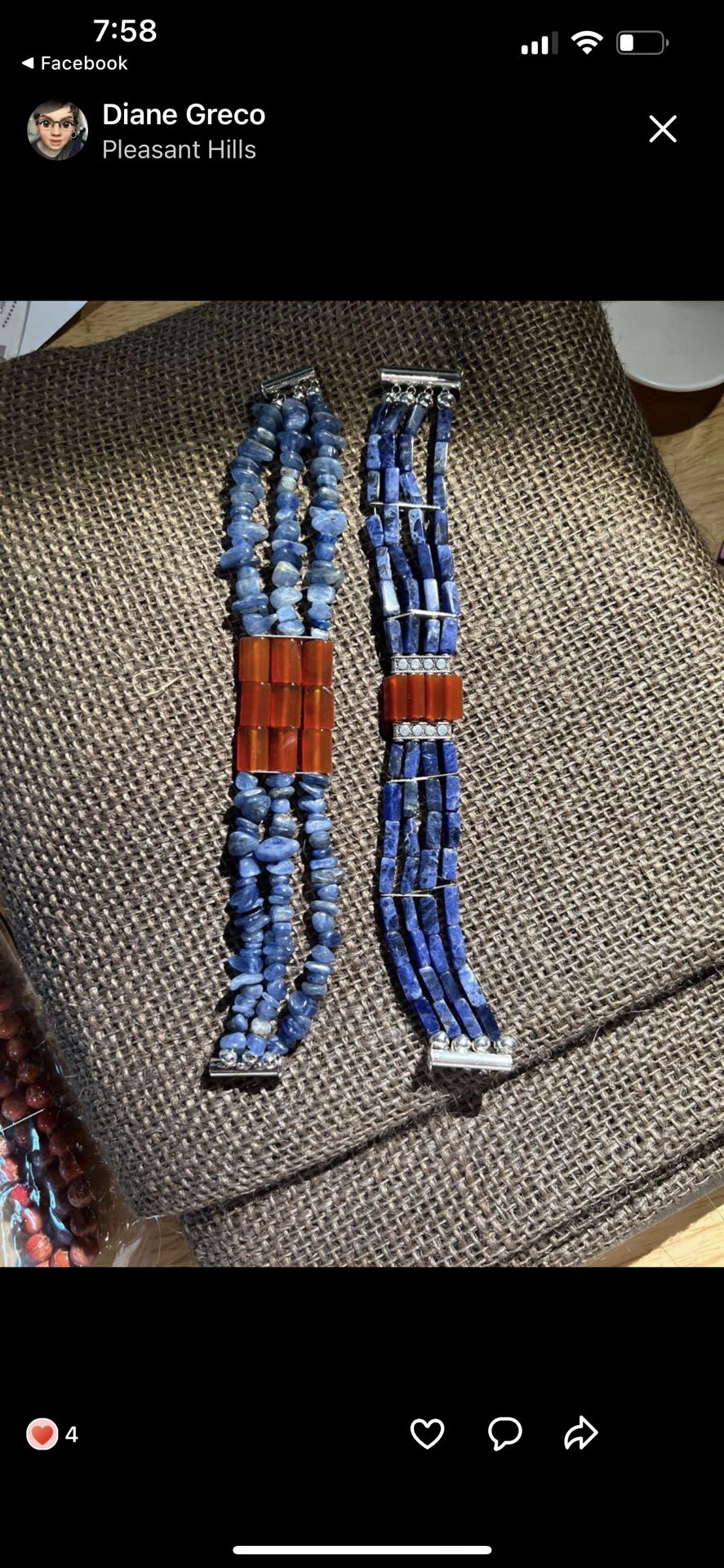 Natural Gem Stone Bracelets For Sale 