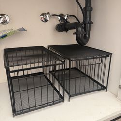 Brightroom Undersink Stackable Drawers - Set Of 2