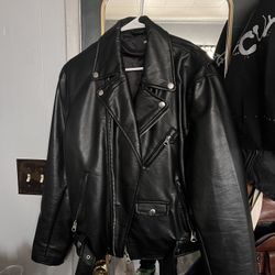 Faux Leather Jacket