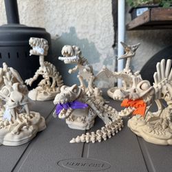 Flexi Factory Skeleton Carnivore Dinosaur Bundle – 3D Printed Collectibles